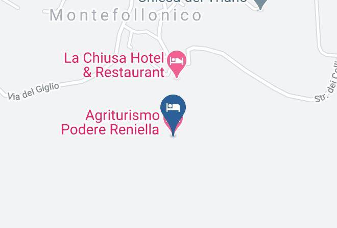 Siena - Agriturismo Podere Reniella Maps