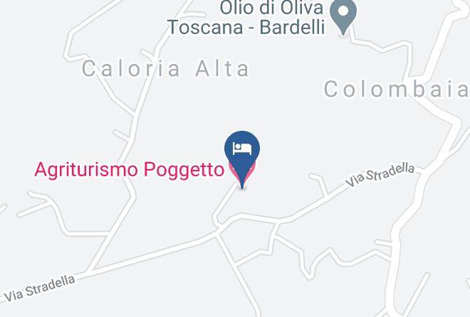 Pistoia - Agriturismo Poggetto Maps