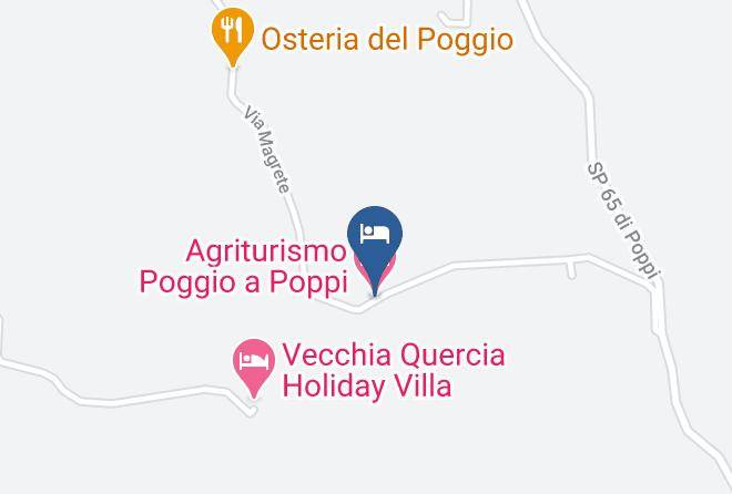 Arezzo - Agriturismo Poggio A Poppi Maps