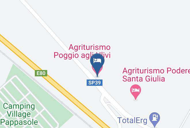Leghorn - Agriturismo Poggio Agli Ulivi Maps