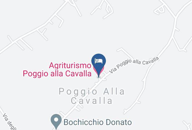 Pistoia - Agriturismo Poggio Alla Cavalla Maps