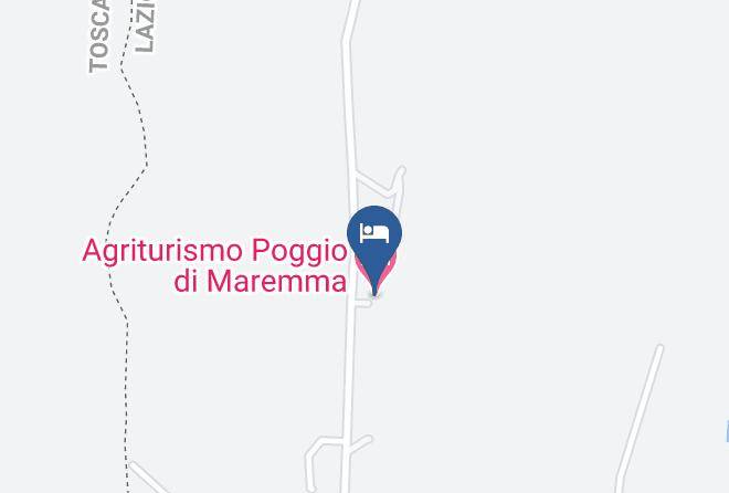 Viterbo - Agriturismo Poggio Di Maremma Maps