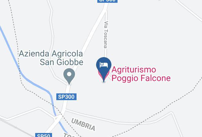 Perugia - Agriturismo Poggio Falcone Maps