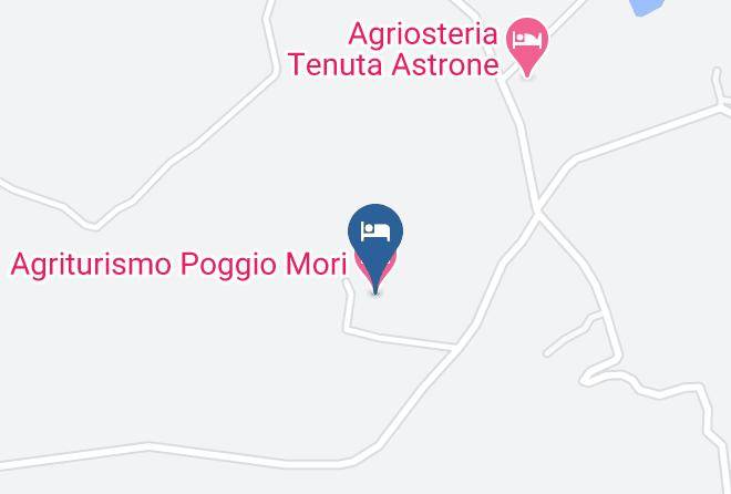 Siena - Agriturismo Poggio Mori Maps