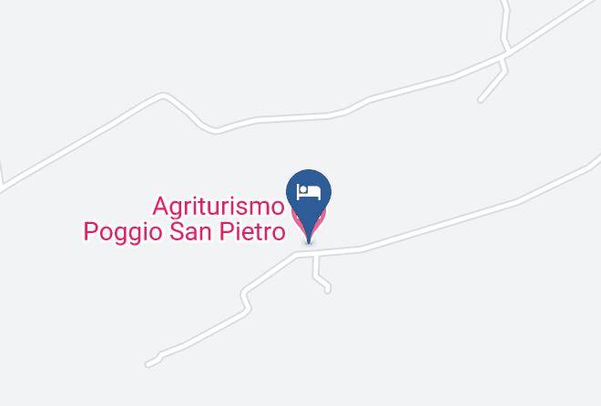 Grosseto - Agriturismo Poggio San Pietro Maps