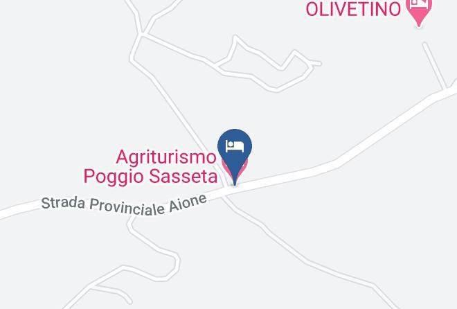 Grosseto - Agriturismo Poggio Sasseta Maps