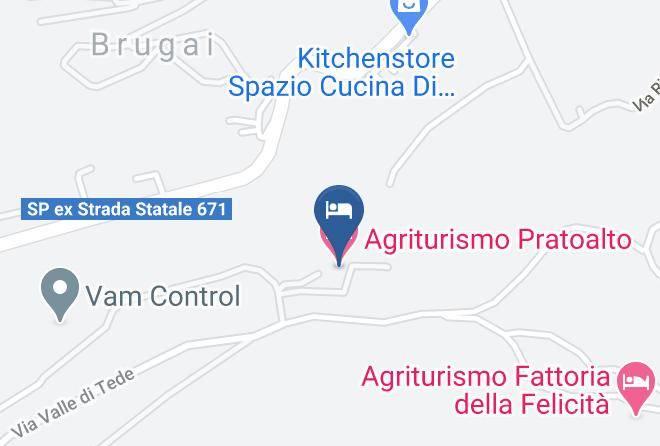 Bergamo - Agriturismo Pratoalto Maps