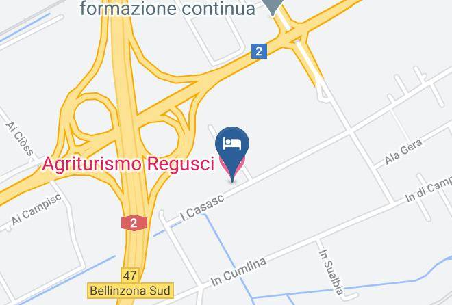 Bellinzona - Agriturismo Regusci Maps