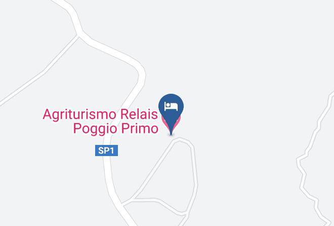 Arezzo - Agriturismo Relais Poggio Primo Maps