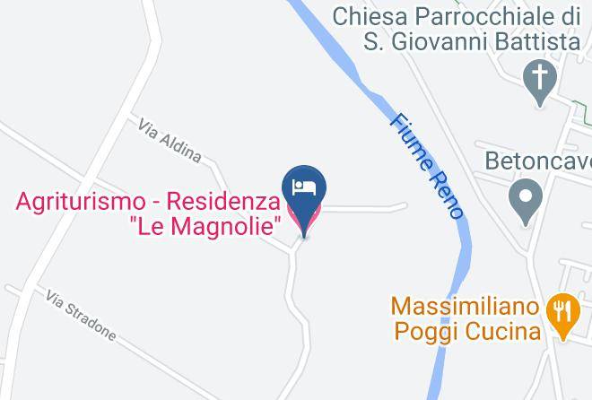 Bologna - Agriturismo Residenza Le Magnolie Maps