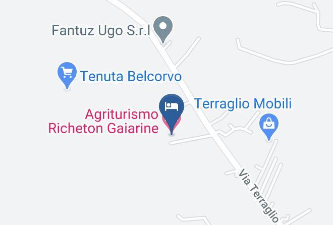 Treviso - Agriturismo Richeton Gaiarine Maps