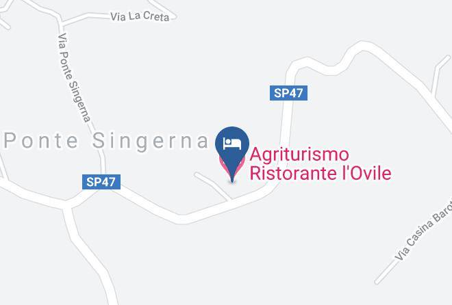 Arezzo - Agriturismo Ristorante L'ovile Maps