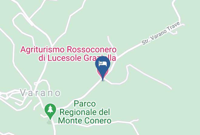 Ancona - Agriturismo Rossoconero Di Lucesole Graziella Maps