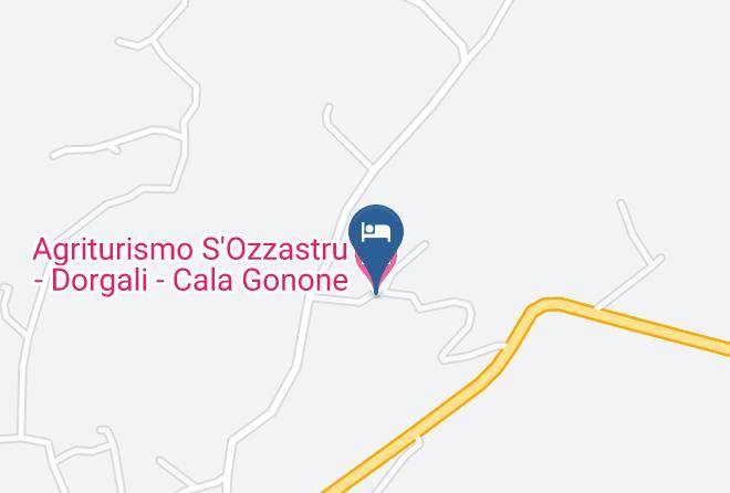 Nuoro - Agriturismo S'ozzastru Dorgali Cala Gonone Maps
