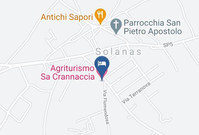 Oristano - Agriturismo Sa Crannaccia Maps