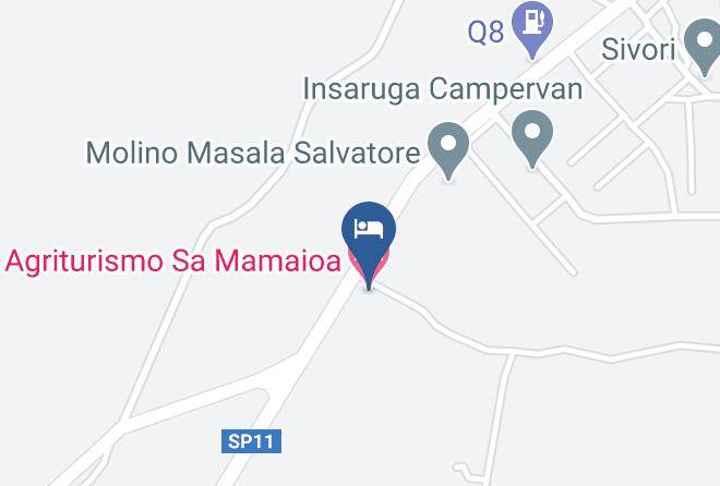 Oristano - Agriturismo Sa Mamaioa Maps