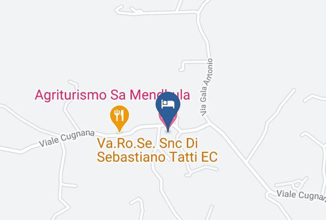 Sassari - Agriturismo Sa Mendhula Maps