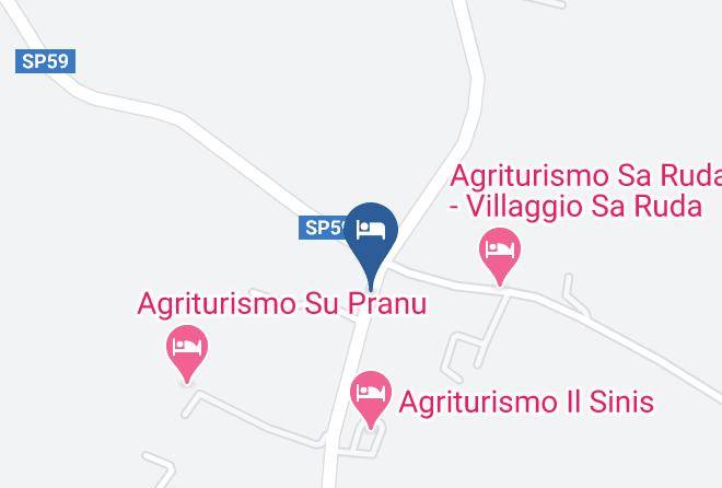 Oristano - Agriturismo Sa Ruda Maps