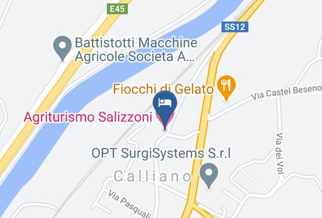 Trento - Agriturismo Salizzoni Maps
