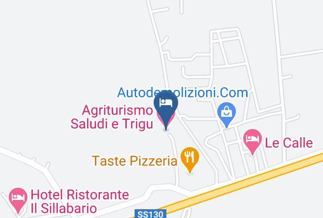 Province Of South Sardinia - Agriturismo Saludi E Trigu Maps