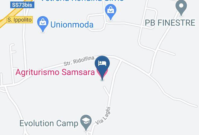 Pesaro And Urbino - Agriturismo Samsara Maps