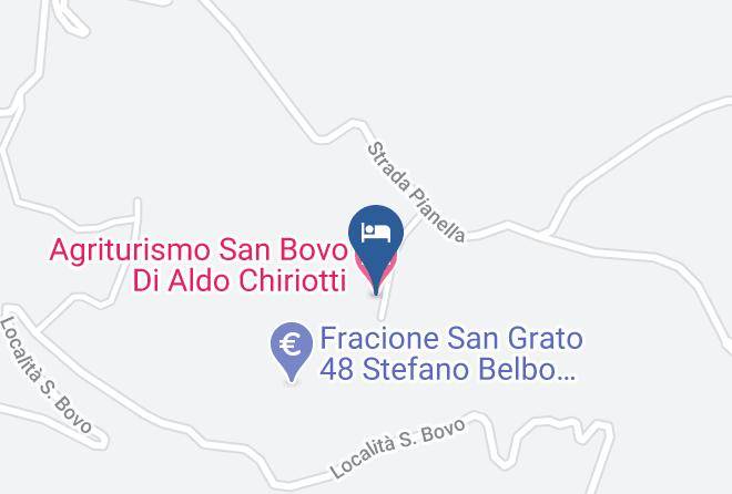 Cuneo - Agriturismo San Bovo Di Aldo Chiriotti Maps