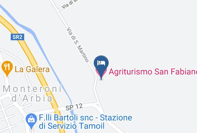 Siena - Agriturismo San Fabiano Maps