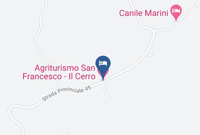 Pisa - Agriturismo San Francesco Il Cerro Maps