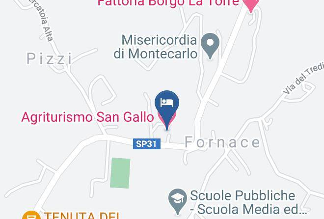 Lucca - Agriturismo San Gallo Maps