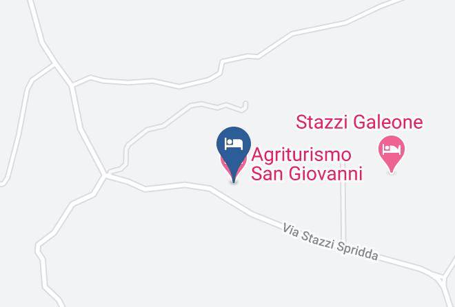 Sassari - Agriturismo San Giovanni Maps