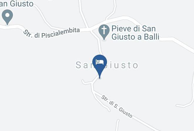 Siena - Agriturismo San Giusto Maps
