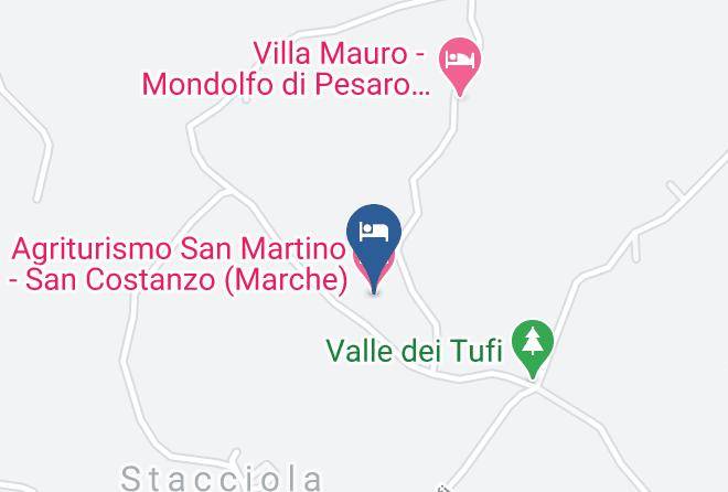 Pesaro And Urbino - Agriturismo San Martino San Costanzo Maps