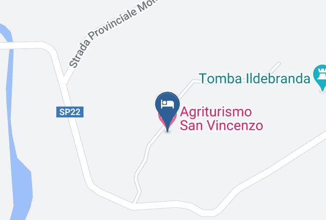 Grosseto - Agriturismo San Vincenzo Maps