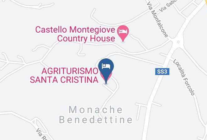 Pesaro And Urbino - Agriturismo Santa Cristina Maps
