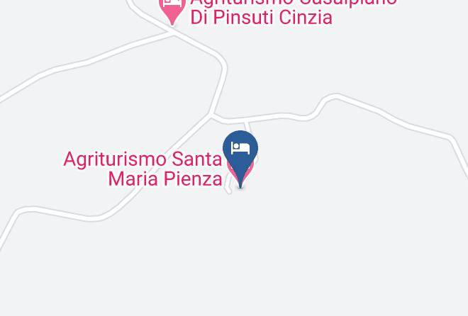 Siena - Agriturismo Santa Maria Pienza Maps