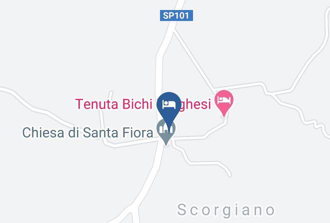 Siena - Agriturismo Scorgiano Maps