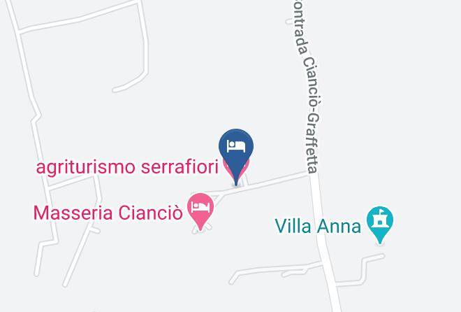 Ragusa - Agriturismo Serrafiori Maps