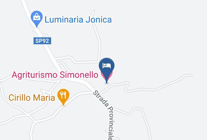 Reggio Di Calabria - Agriturismo Simonello Maps