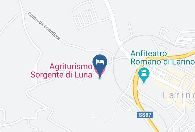 Campobasso - Agriturismo Sorgente Di Luna Maps