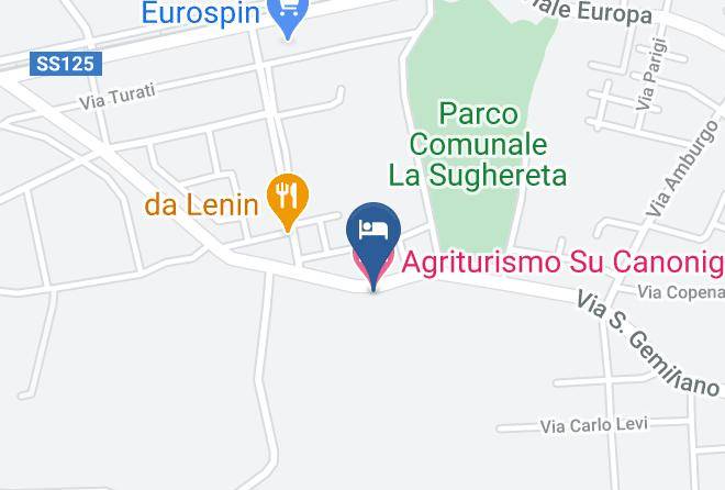 Nuoro - Agriturismo Su Canonigu Maps