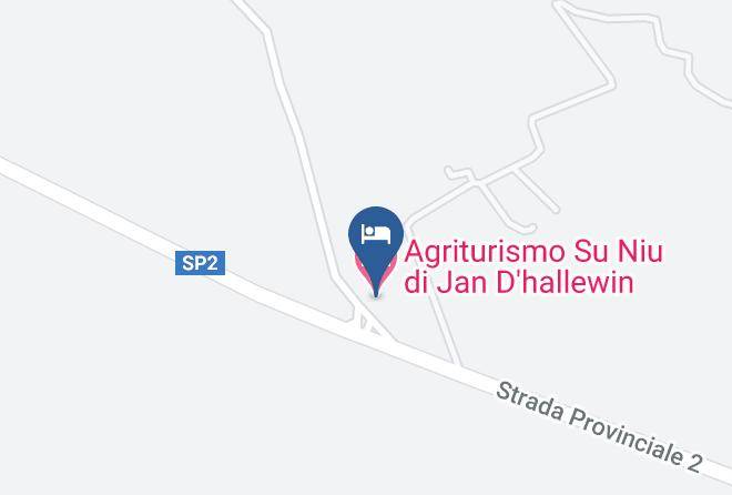 Cagliari - Agriturismo Su Niu Di Jan D'hallewin Maps