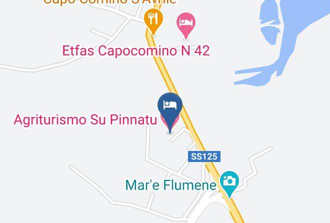 Nuoro - Agriturismo Su Pinnatu Maps