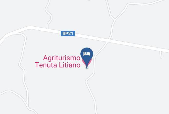 Grosseto - Agriturismo Tenuta Litiano Maps