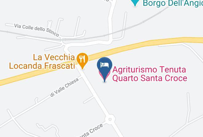 Rome - Agriturismo Tenuta Quarto Santa Croce Maps