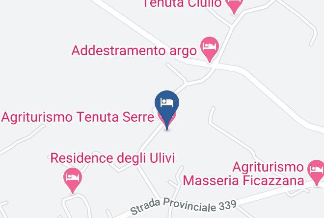 Lecce - Agriturismo Tenuta Serre Maps