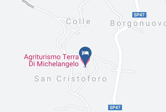 Arezzo - Agriturismo Terra Di Michelangelo Maps