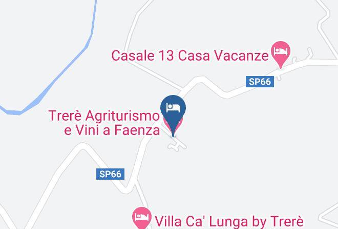 Ravenna - Trere Agriturismo E Vini A Faenza Maps