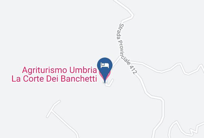 Perugia - Agriturismo Umbria La Corte Dei Banchetti Maps