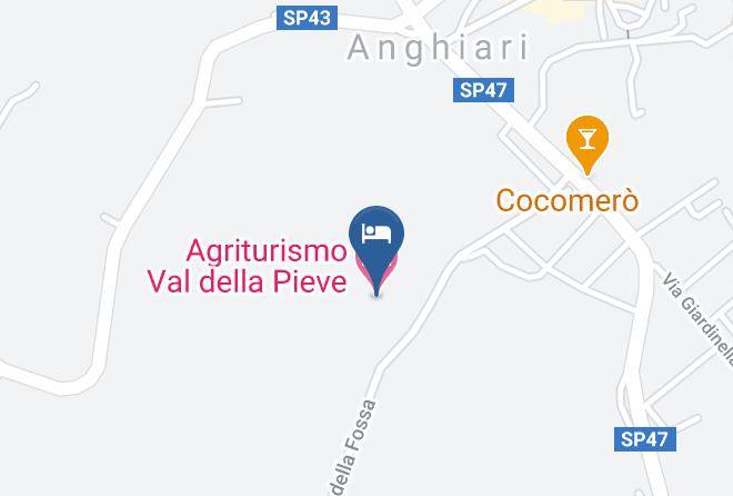 Arezzo - Agriturismo Val Della Pieve Maps