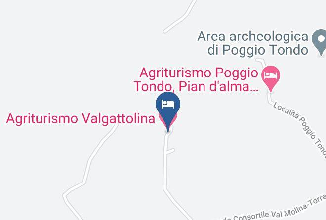 Grosseto - Agriturismo Valgattolina Maps
